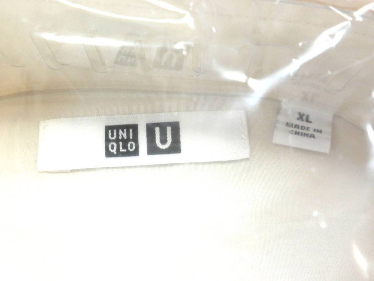 新品★[ナチュラル][XL]★送料込 20SS コットンレギュラーカラーシャツ 限定寸 ユニクロＵ Uniqlo U ユー ルメール Natural ブロードシャツの画像9