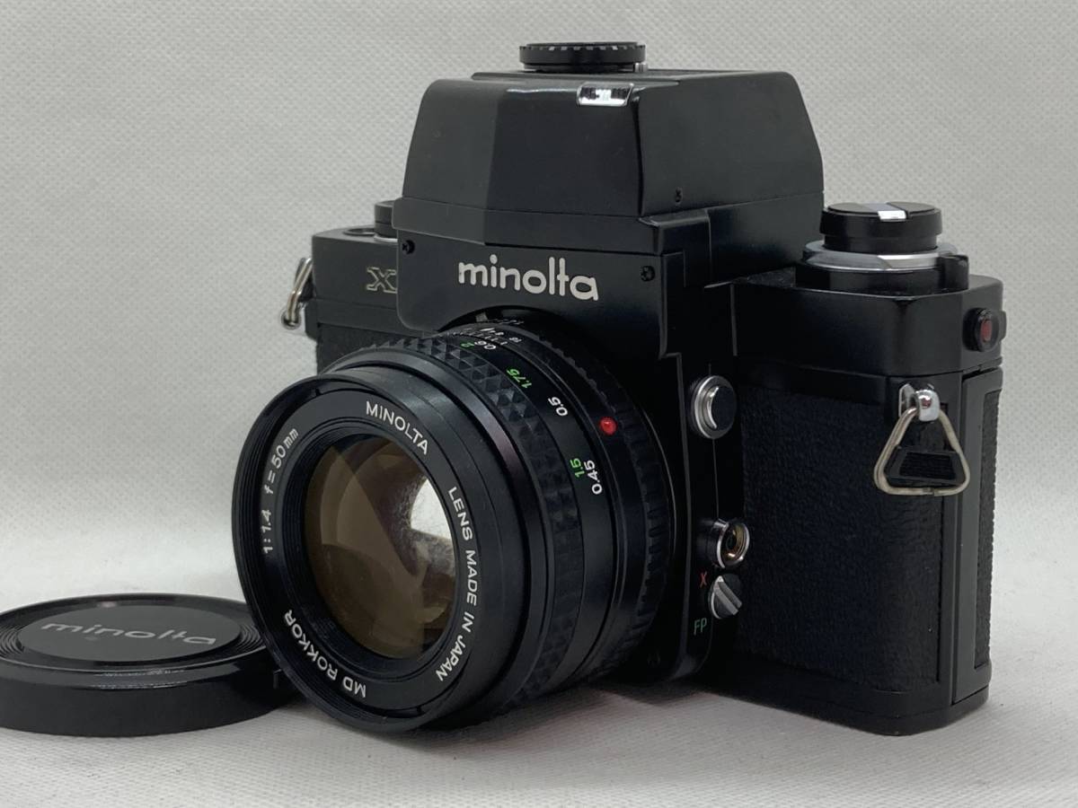 ミノルタ Minolta X-1 35mm フィルムカメラ + MD Rokkor 50mm F1.4 標準レンズセット #4116_画像1