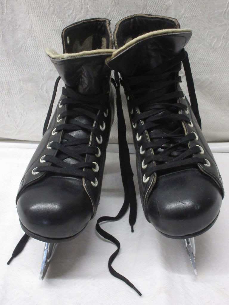 24WK102 レトロ SSS サンエス アイスホッケー スケート靴 26.5cm 中古 イタミあり 現状 売り切り_画像2