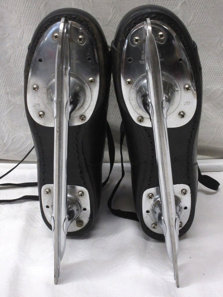 24WK102 レトロ SSS サンエス アイスホッケー スケート靴 26.5cm 中古 イタミあり 現状 売り切り_画像7