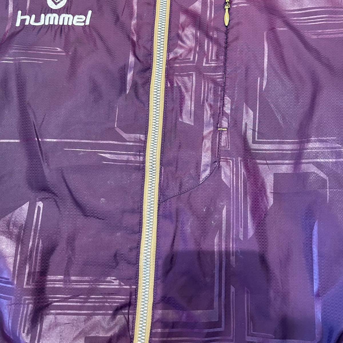 ★hummel/ヒュンメル/ウィンドブレーカー セットアップ/上下セット/ウィンドブレーカー上下/ロゴ/スポーツ/中綿/メンズ/Mサイズ_画像3