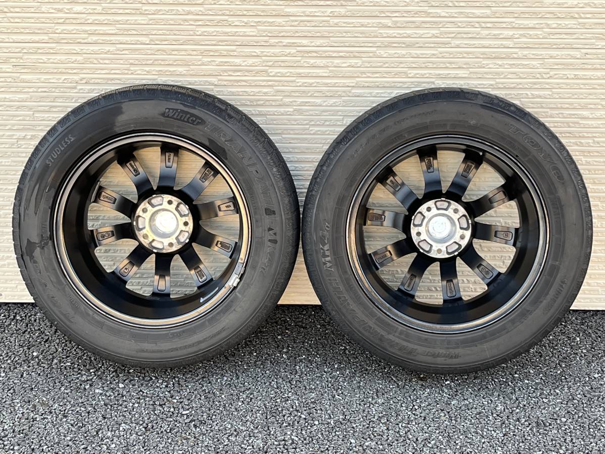 ウェッズ レオニス SL 17インチ アルミホイール 17×7J ET47 PCD114.3 5穴 ４本セット トヨタ C-HR にて使用の画像4