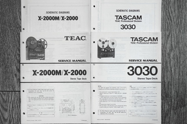 ■　オープンリールデッキを安価で修理いたします①　■_X-2000・3030 系のデッキが一番難しいです