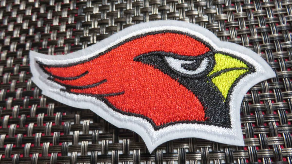  red bird face Az* new goods NFL have zona* car jinarusArizona Cardinals embroidery badge ultra elegant # America sport american football American football 