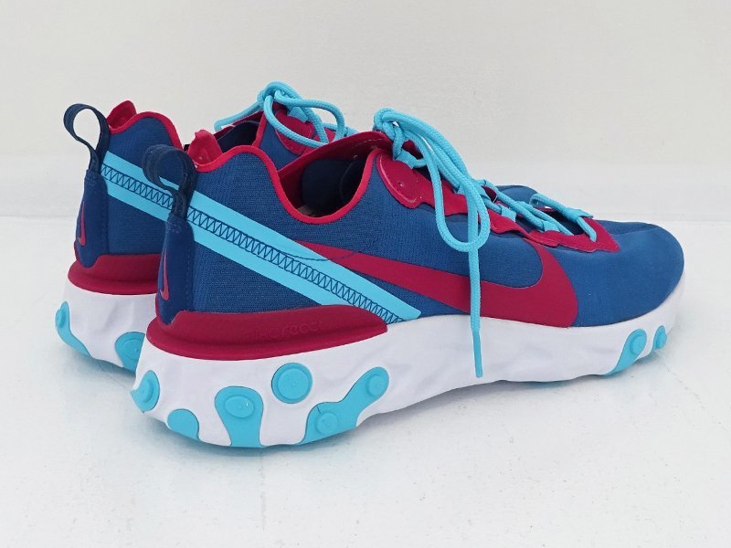 ★中古★NIKE(ナイキ) BY YOU REACT ELEMENT リアクト エレメント スニーカー 30.0cm US12 CJ1496-991★【AP126】_画像2