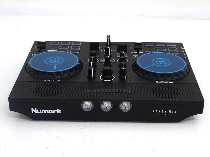 ★中古★Numark Party Mix Live LEDパーティライト搭載 スピーカー内蔵 DJコントローラー（ヌマーク/DJ機器）★【MU477】_画像3