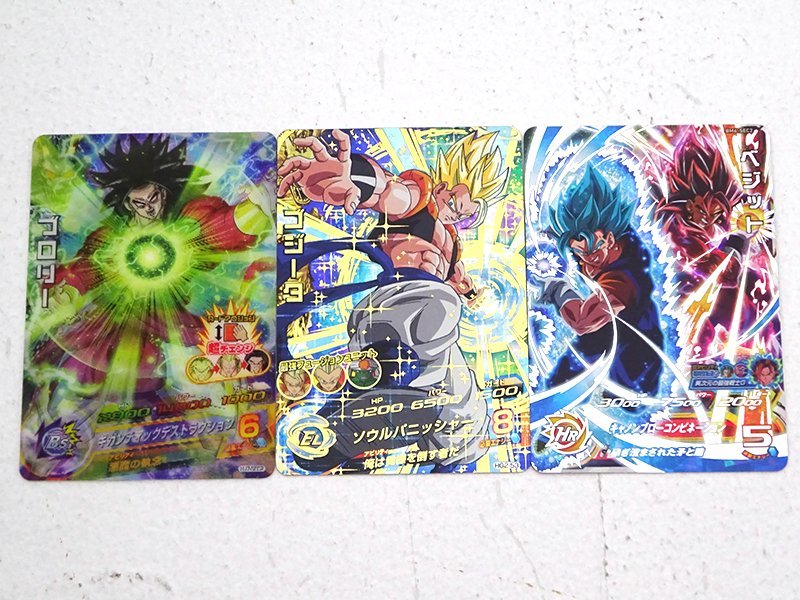 ★中古★ドラゴンボールヒーローズ UR/CP/SR他 計40枚 傷みセット (DBH/ベジット/ゴジータ/ブロリー/孫悟空など)★【CA056】_画像2