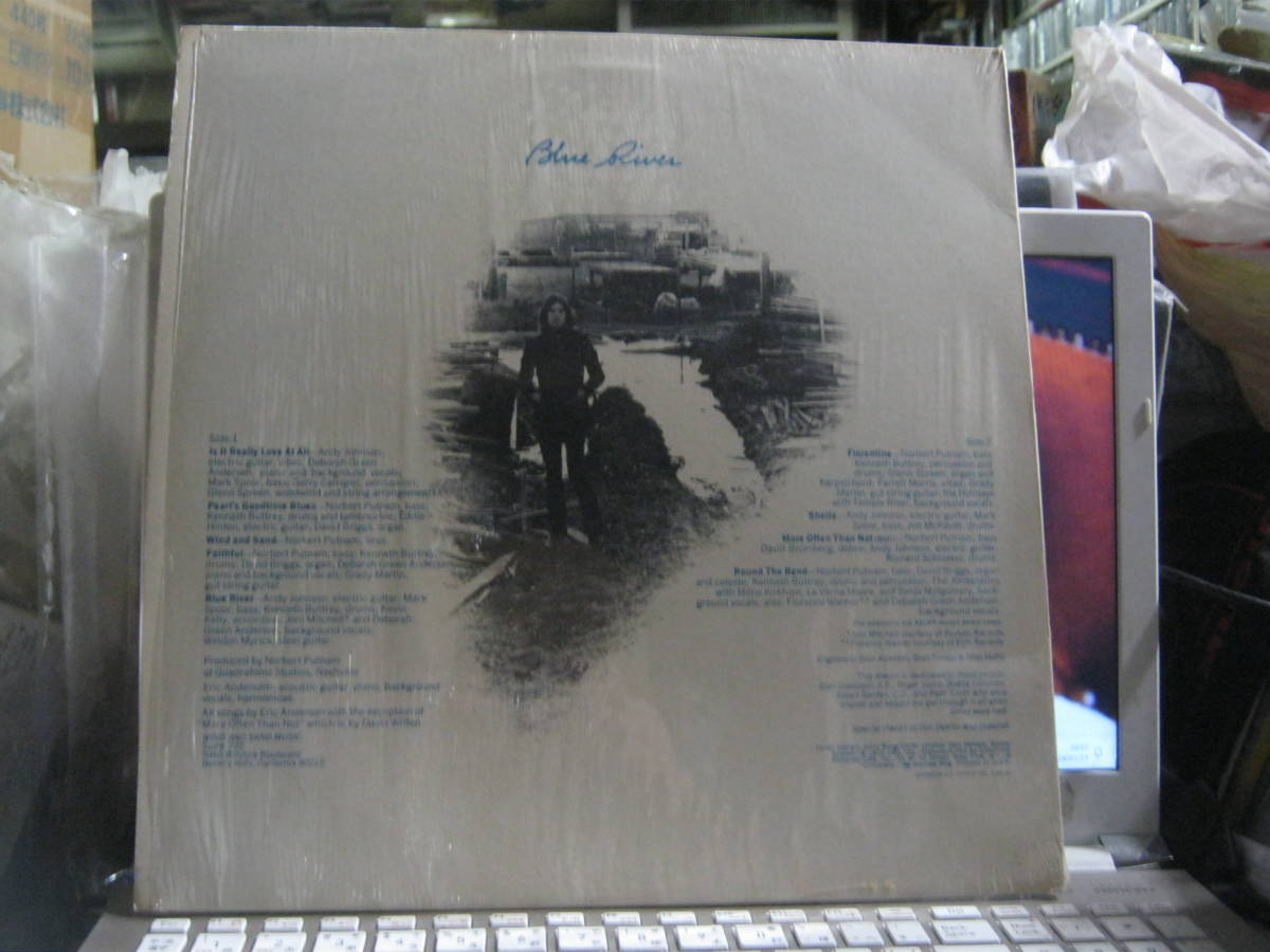 ERIC ANDERSON エリックアンダーソン / BLUE RIVER U.S.LP シュリンク残 美品 JONI MITCHELL David Bromberg Norbert Putnam Eddie Hinton_画像3