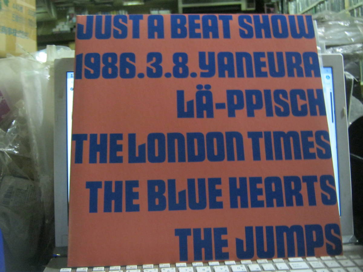 V.A./ JUST A BEAT SHOW 1986.3.8 YANEURA LP BLUE HEARTS L-PPISCH LONDON TIMES JUMPS ブルーハーツ 甲本ヒロト 真島昌利 _画像1