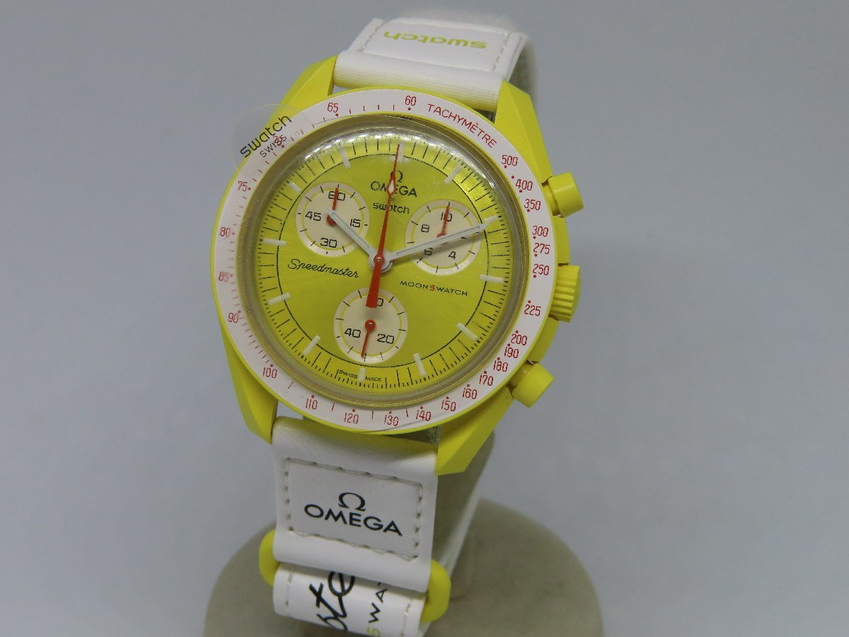 【美品】スウォッチ Swatch SO33J100 OMEGA×Swatch MISSION TO THE SUN クォーツ メンズ_画像2