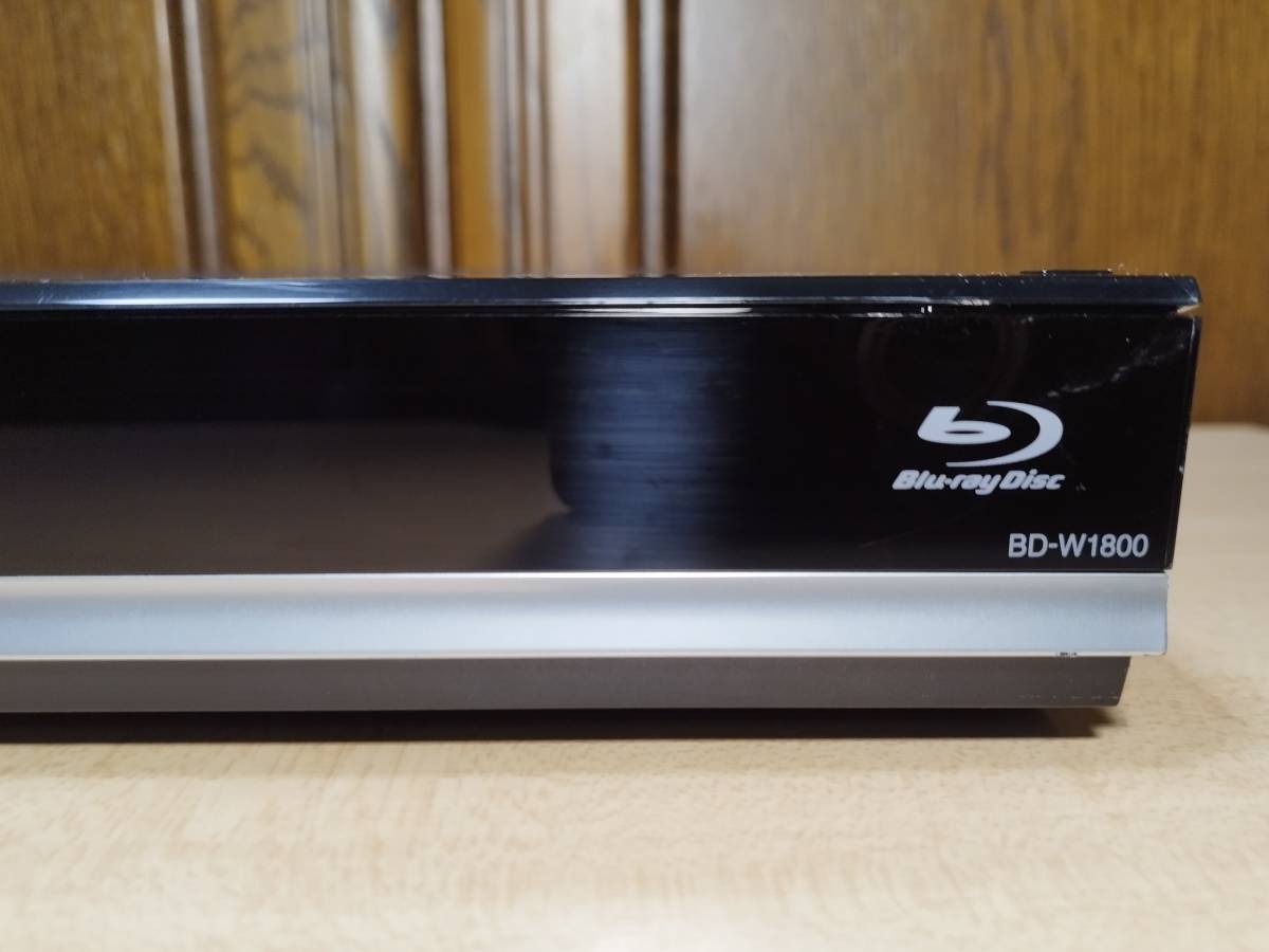 SHARP BD-W1800/1TB/2番組同時録画可/B-CAS,新品リモコン,HDMI,電源ケーブル付属/外付けHDD対応/動作良好_画像4