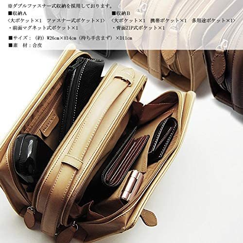 [ Father's day respondent . stock SALE][ free shipping ][ limited amount ][ new goods ][ bag ] imitation leather #W fastener # light weight model # man and woman use #BOX type # second bag black 