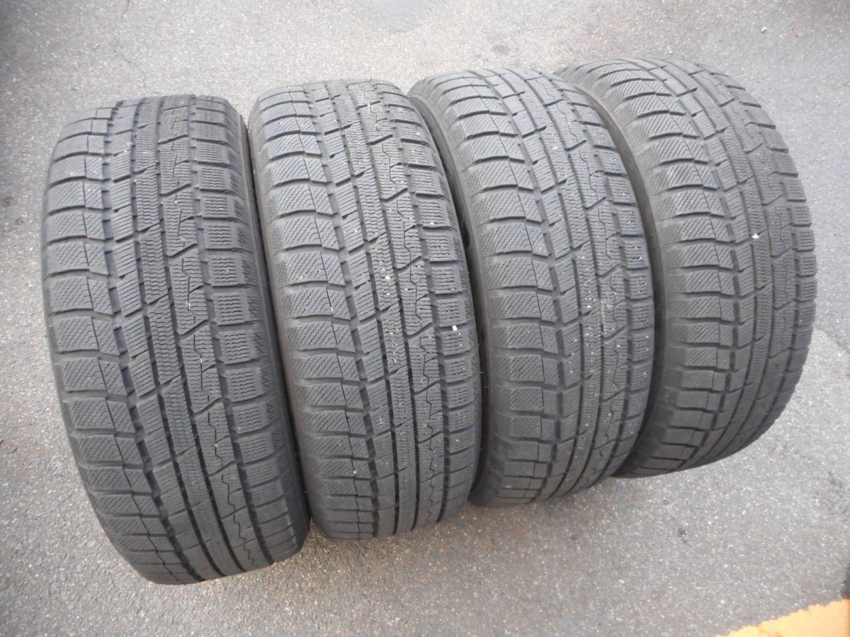 215/60R17 215/60-17 TOYO トーヨー winter TRANPATH TX 2020年製 6～7分山 スタッドレスタイヤ 4本セット_画像1