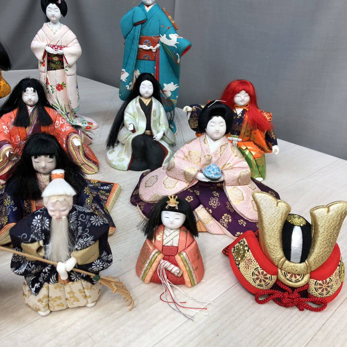 O572】真多呂人形 日本人形 日本伝統 人形 雛人形 ひな人形 ひな祭り まとめ売り 31体 の画像4