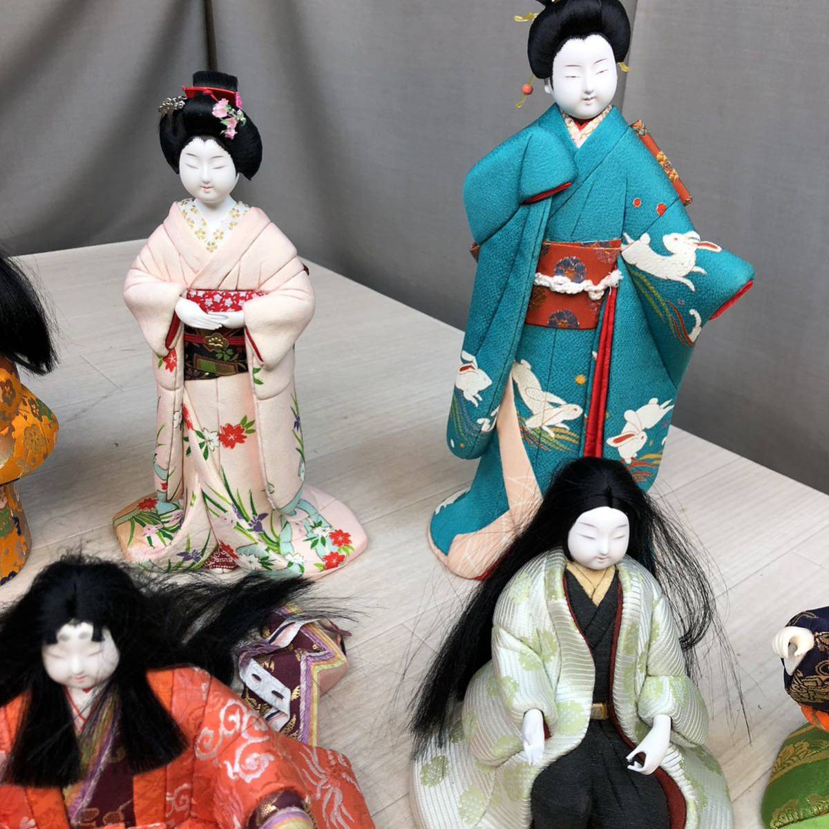 O572】真多呂人形 日本人形 日本伝統 人形 雛人形 ひな人形 ひな祭り まとめ売り 31体 の画像5