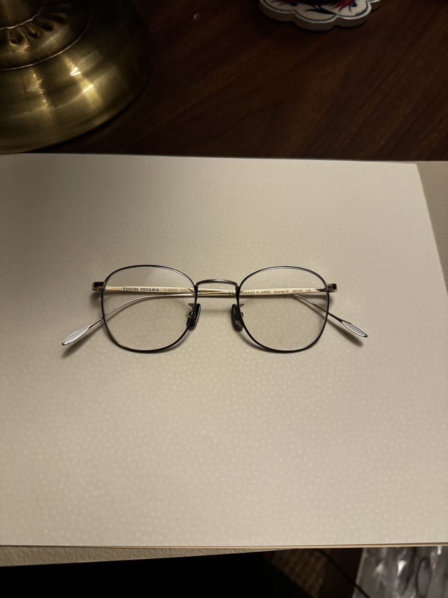 YUICHI TOYAMA U-093S-01 眼鏡 メガネ 美品 eyevan ayame mykita bj classic 金子眼鏡 moscot_画像1