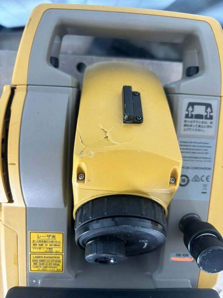 TOPCON OS-105 トータルステーション 測量機 中古現状品 ジャンク品　レーザ光　laser トプコン_画像8