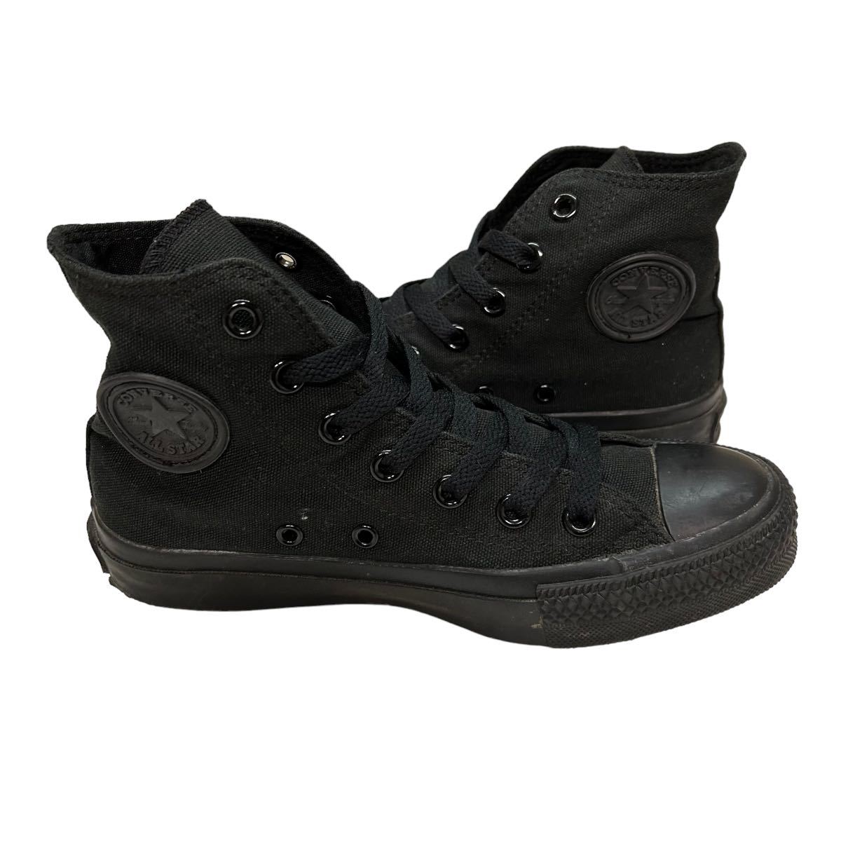 BB609 CONVERSE コンバース オールスター チャック テイラー US3.5 22.5cm ブラック キャンバス_画像5