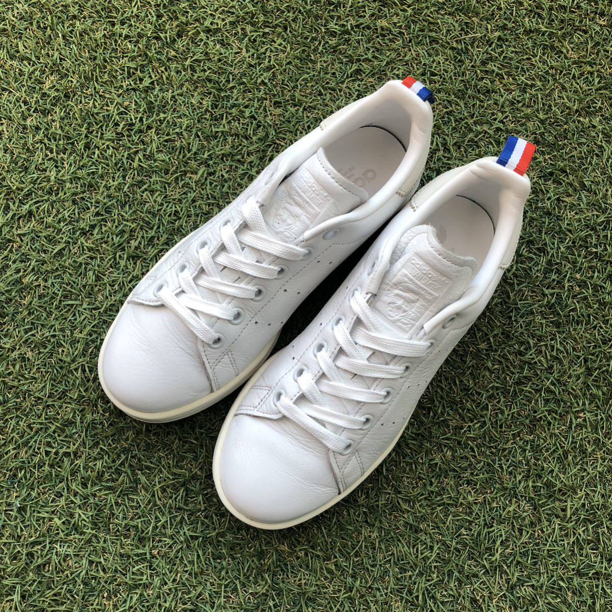 美品23 adidas STANSMISTH アディダス スタンスミス HW611_画像5