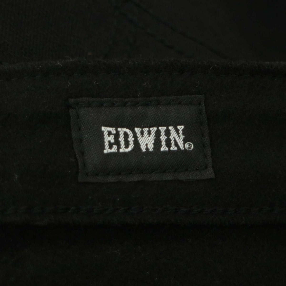 EDWIN エドウィン GEW053 防風 防寒 裏起毛★ ブラック デニム パンツ ジーンズ Sz.32　メンズ 黒 バイク　A3B04435_9#Q_画像10