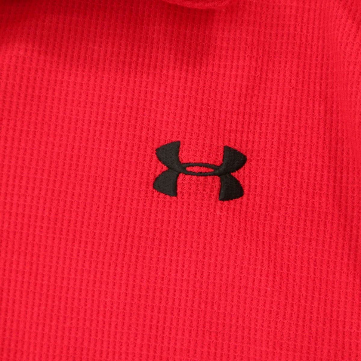 UNDER ARMOUR アンダーアーマー 通年 ハーフジップ★ ストレッチ 長袖 切替 ポロシャツ Sz.MD　メンズ ゴルフ　A4T00431_1#F_画像5