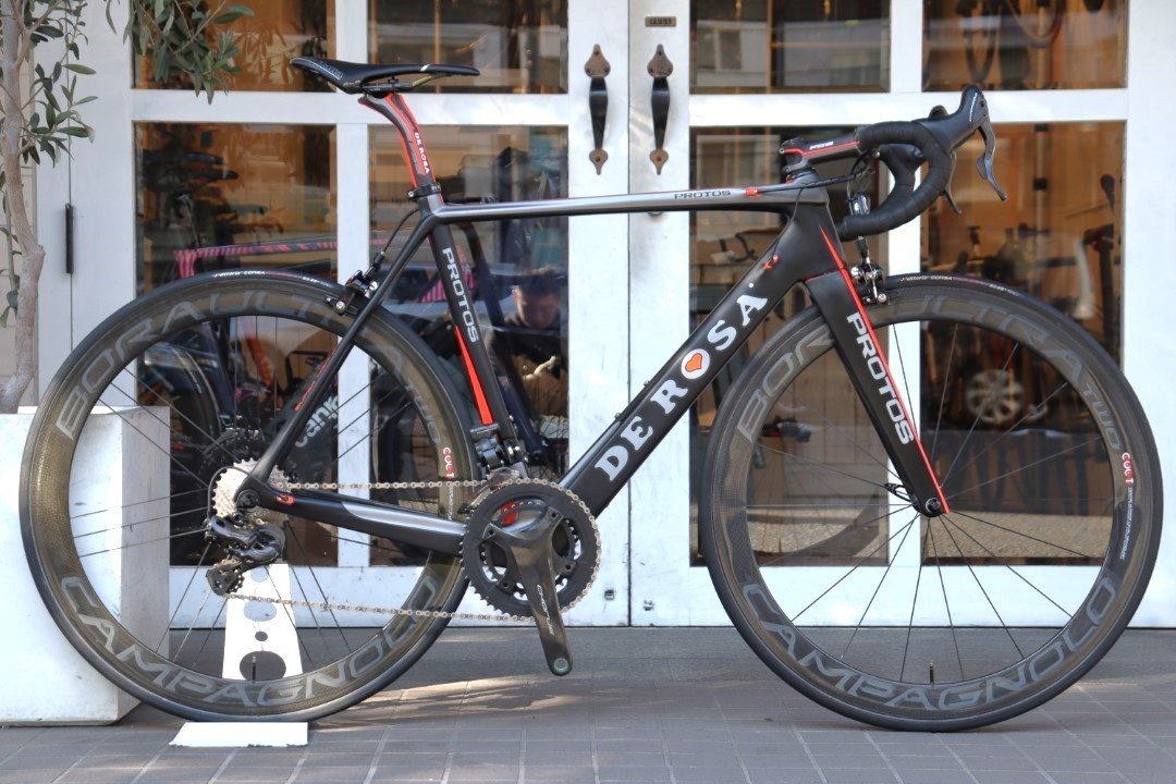 デローザ DE ROSA プロトス PROTOS 2013モデル 52.5サイズ カンパ スーパーレコード EPS 12S カーボン ロードバイク BORA ULTRA 【横浜店】