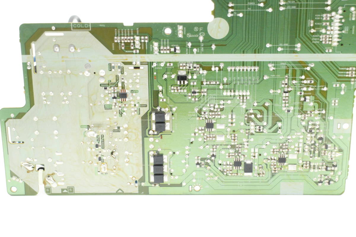 [M-TN 063] MITSUBISHI ブルーレイレコーダー DVR-BZ250 から取外した BEAA00F01 02 電源基板 部品_画像5
