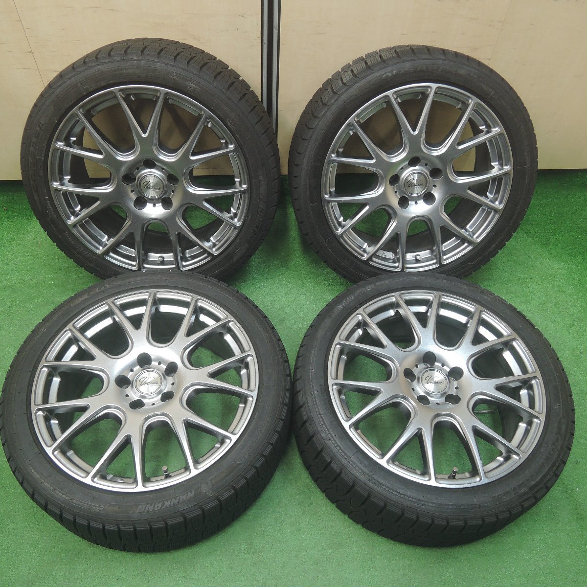 *送料無料*バリ溝！20年！キレイ！9.5分★スタッドレス 245/40R18 ナンカン CORSAFA Verthandi ヴェルザンディ PCD114.3/5H★3122707SYス_画像1