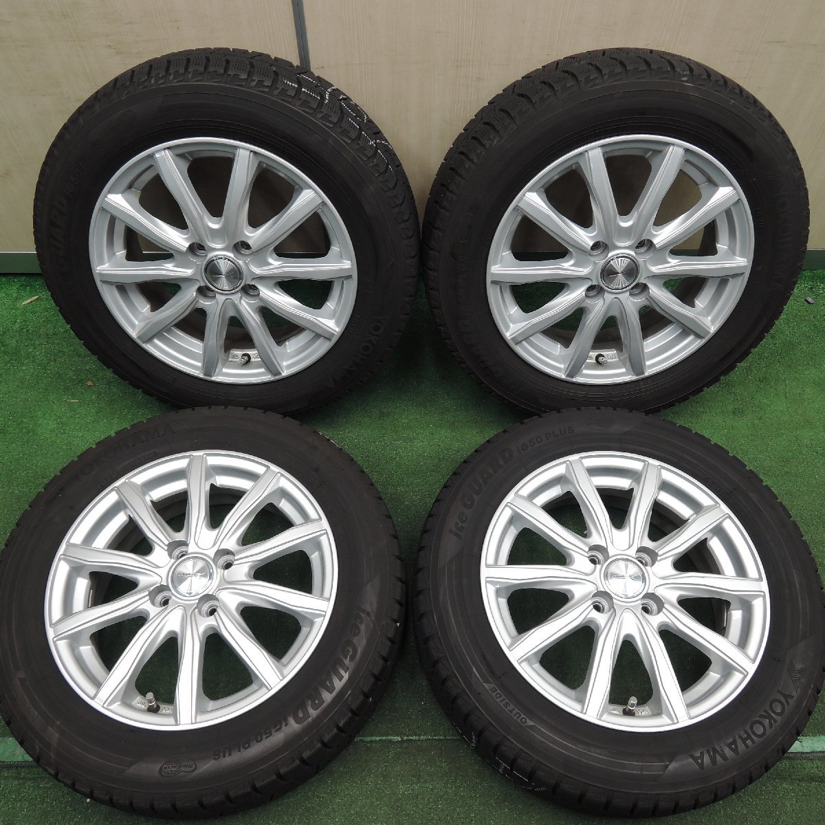 *送料無料*バリ溝！キレイ！8.5分★スタッドレス 175/65R15 ヨコハマ アイスガード iG50 プラス JOKER 15インチ PCD100/4H★4011312HAス_画像1