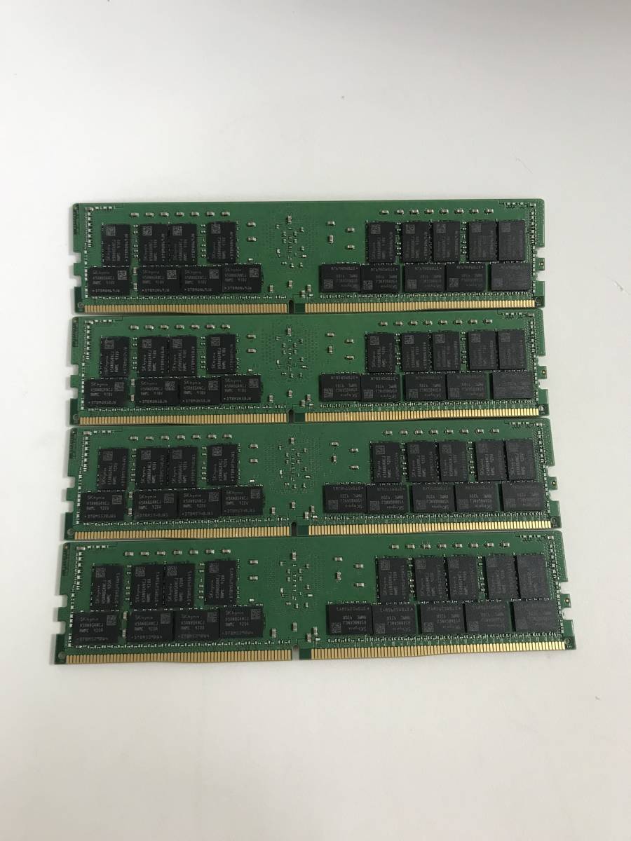 純正 SK hynix PC4-2933Y HMA84GR7CJR4N-WM 32GB 4枚セット 合計128GB PC4-2933Y RB2 12 RDIMM 2R×4 2_画像7