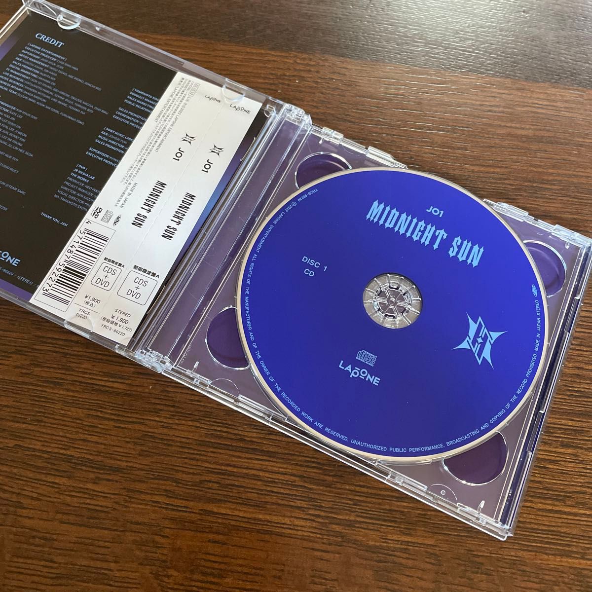 未視聴　JO1  MIDNIGHT SUN     CD  DVD   初回限定盤A