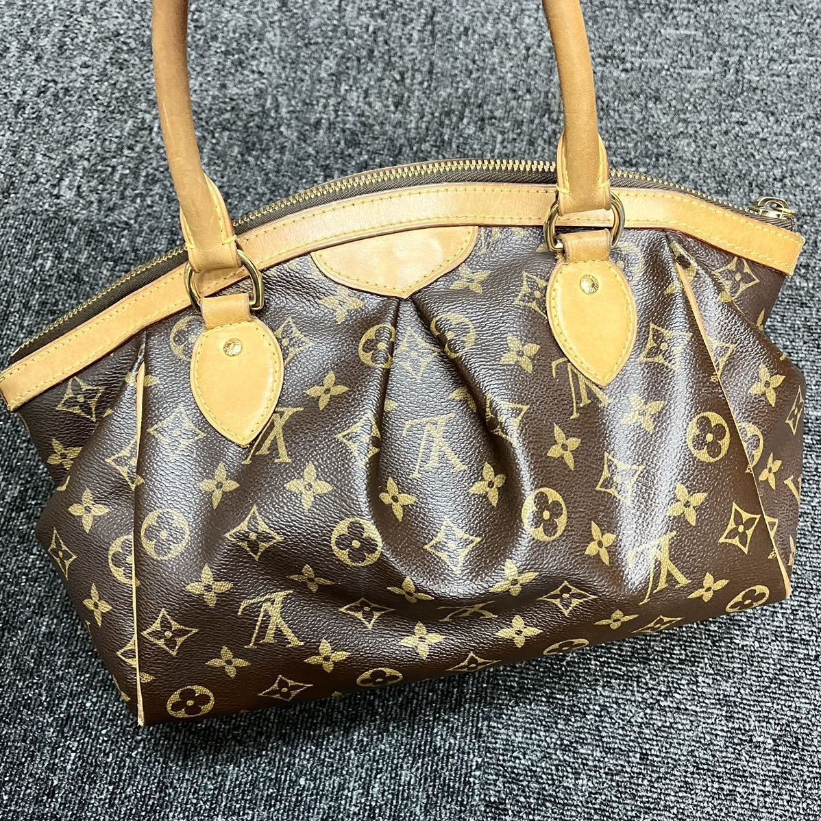 ★1円スタート★LOUISVUITTON ルイヴィトン ティボリPM ハンドバッグ M40143ブラウン 茶色 シリアルAR4007 トートバッグ_画像7