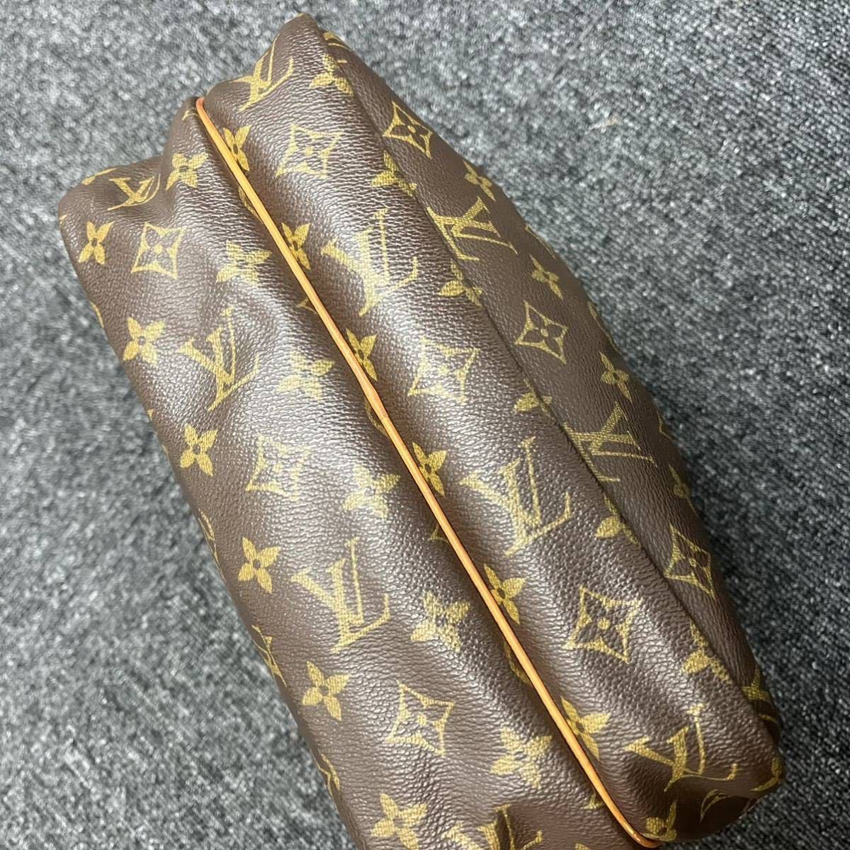 ★1円スタート★LOUIS VUITTON ルイヴィトン モノグラム リポーターPM M45254ショルダーバッグ シリアル SP0927ブラウン 茶色_画像6