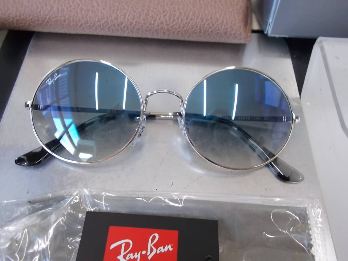 RayBan RayBan модный OVAL раунд metal круг очки солнцезащитные очки RB1970-9149/3F-54