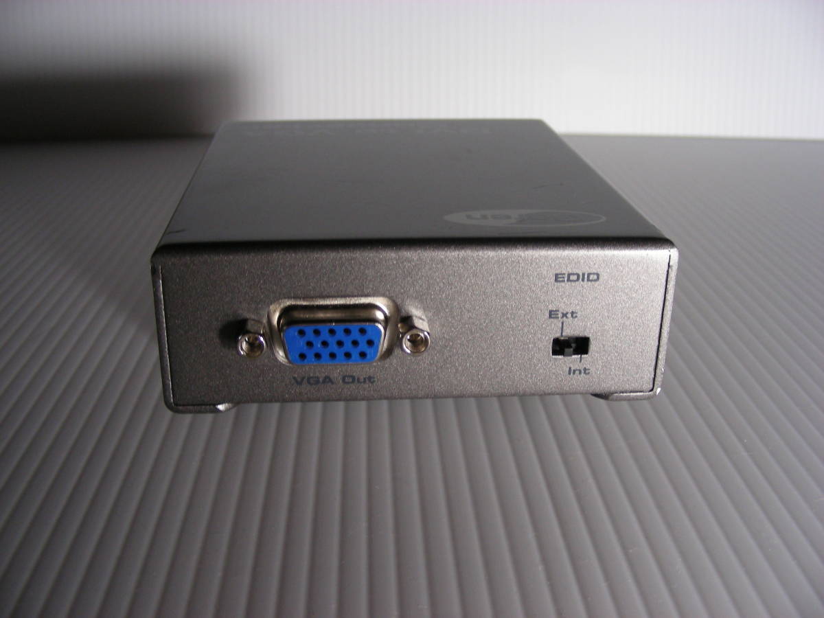 Gefen EXT-DVI-2-VGAN コンバーター ( HDMI 信号を VGA に変換 ) PC ブラウン管 ディスプレイ モニタ CRT レトロフリーク PS4_D-SUB 出力側