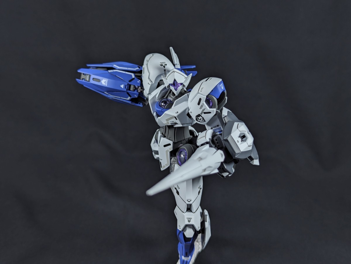 1円スタート 完成品 塗装済み プレミアムバンダイ HG 1/144 ミカエリス 拡張パーツセット 機動戦士ガンダム 水星の魔女 ガンプラ_画像8