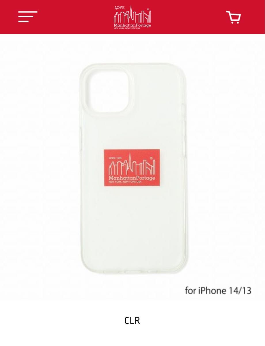 Manhattan Portage BOX LOGO Hybridクリア【iPhone 14/13兼用】マンハッタンポーテージ 