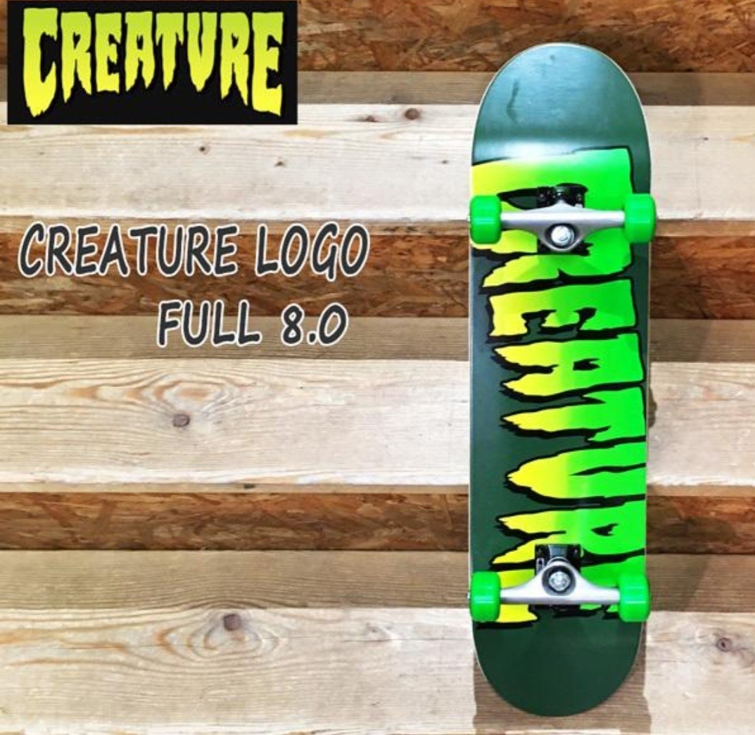 スケボー スケートボード　コンプリート クリーチャー CREATURE LOGO FULL 8.0 OJ WHEEL52 完成品　新品　未使用　送料無料