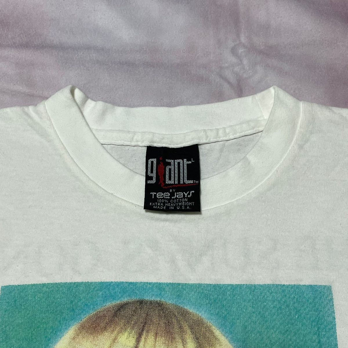 90s NIRVANA Kurt Cobain カートコバーン 幼少期 Tシャツ Lサイズ_画像4