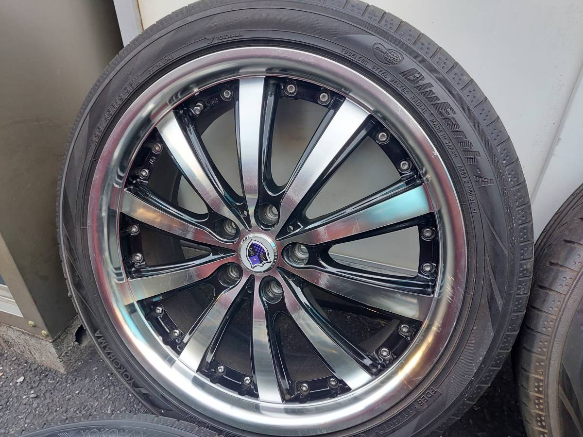 ヨコハマ タイヤ付ホイール 225/45R19 19×7.5J PCD114.3 5穴 C-HR ヴェゼル エリシオン アルファード ヴェルファイア_画像3