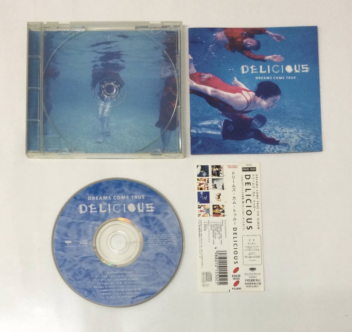 M231209-3-232 音楽 CD ミュージック DELICIOUS ドリームズ・カム・トゥルー 帯付き_画像1
