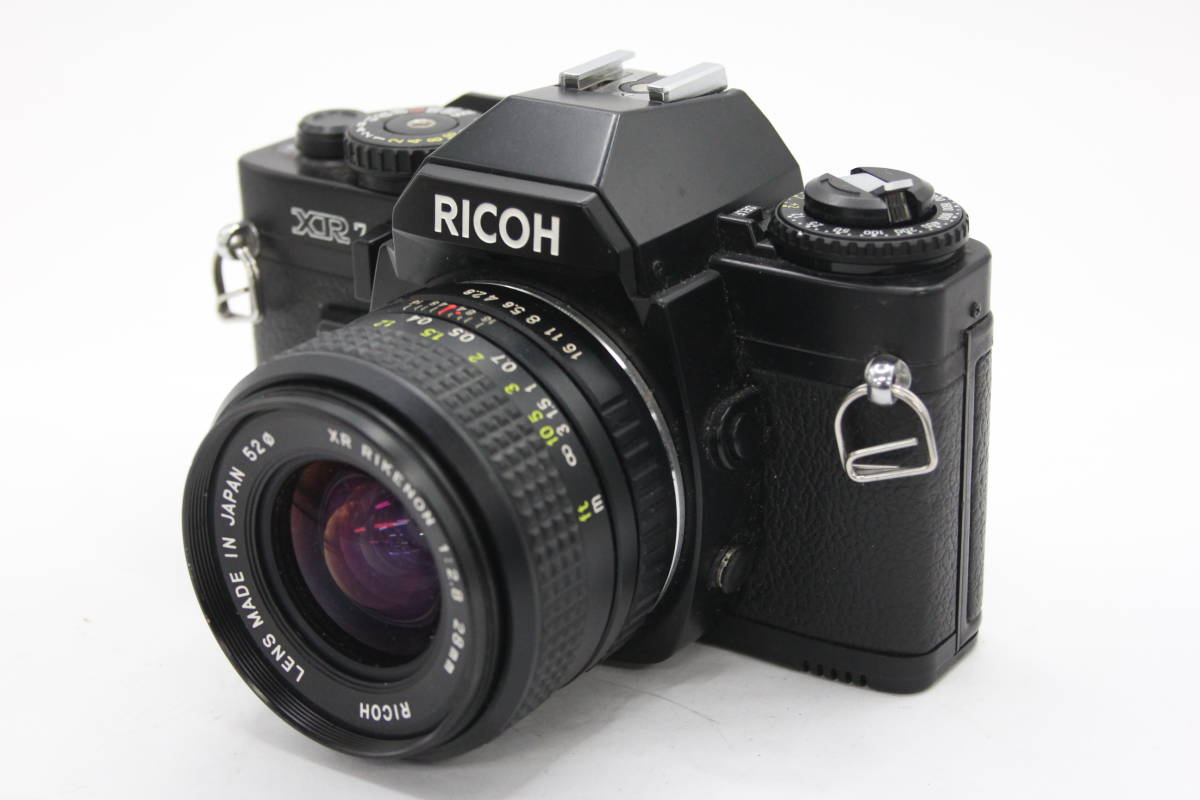 Y353 リコー Ricoh XR7 XR Rikenon 28mm F2.8 ボディレンズセット ジャンク_画像1
