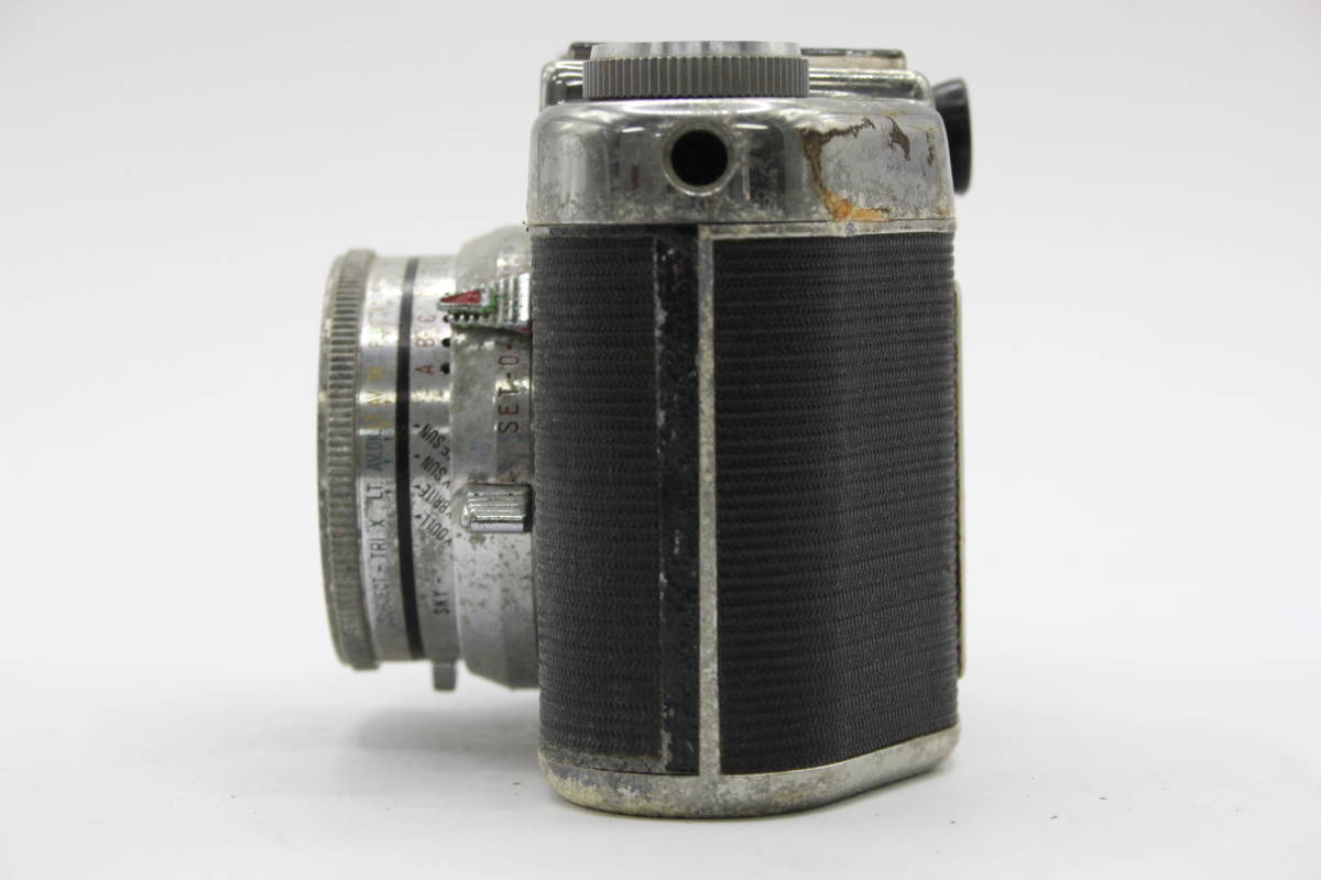 Y392 ボルシー Bolsey Jubilee 45mm F2.8 レザーケース付き カメラ ジャンク_画像3