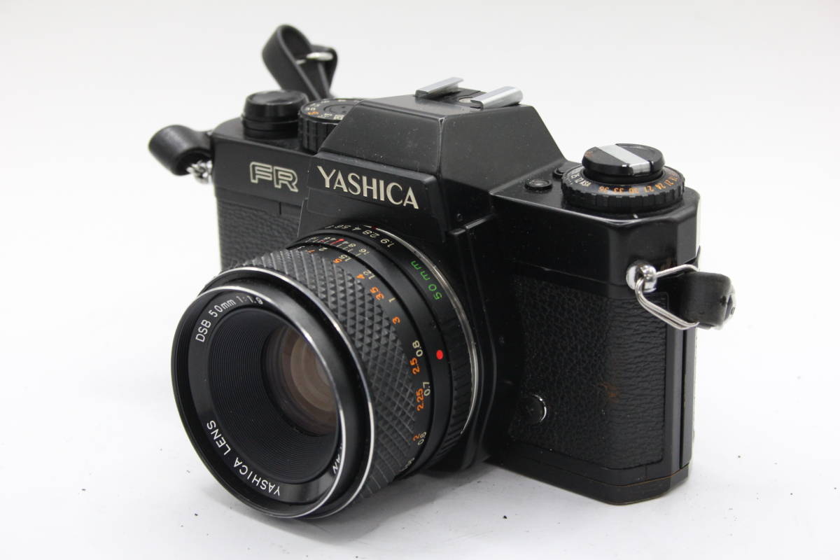 Y417 ヤシカ Yashica FR ブラック Yashica Lens DSB 50mm F1.9 ボディレンズセット ジャンク_画像1