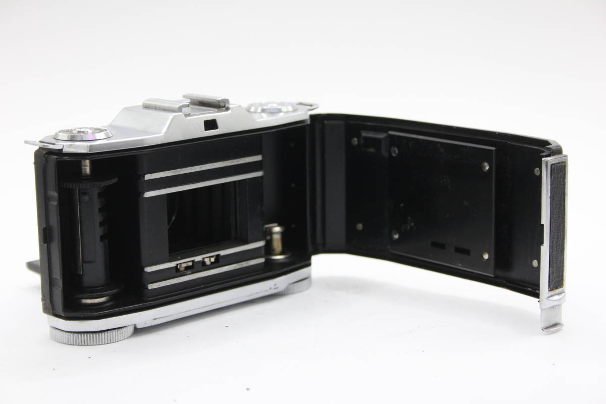 Y433 ツァイス・イコン Zeiss Ikon Ikonta 35 Novar-Anastigmat 45mm F3.5 カメラ レザーケース付き ジャンク_画像9