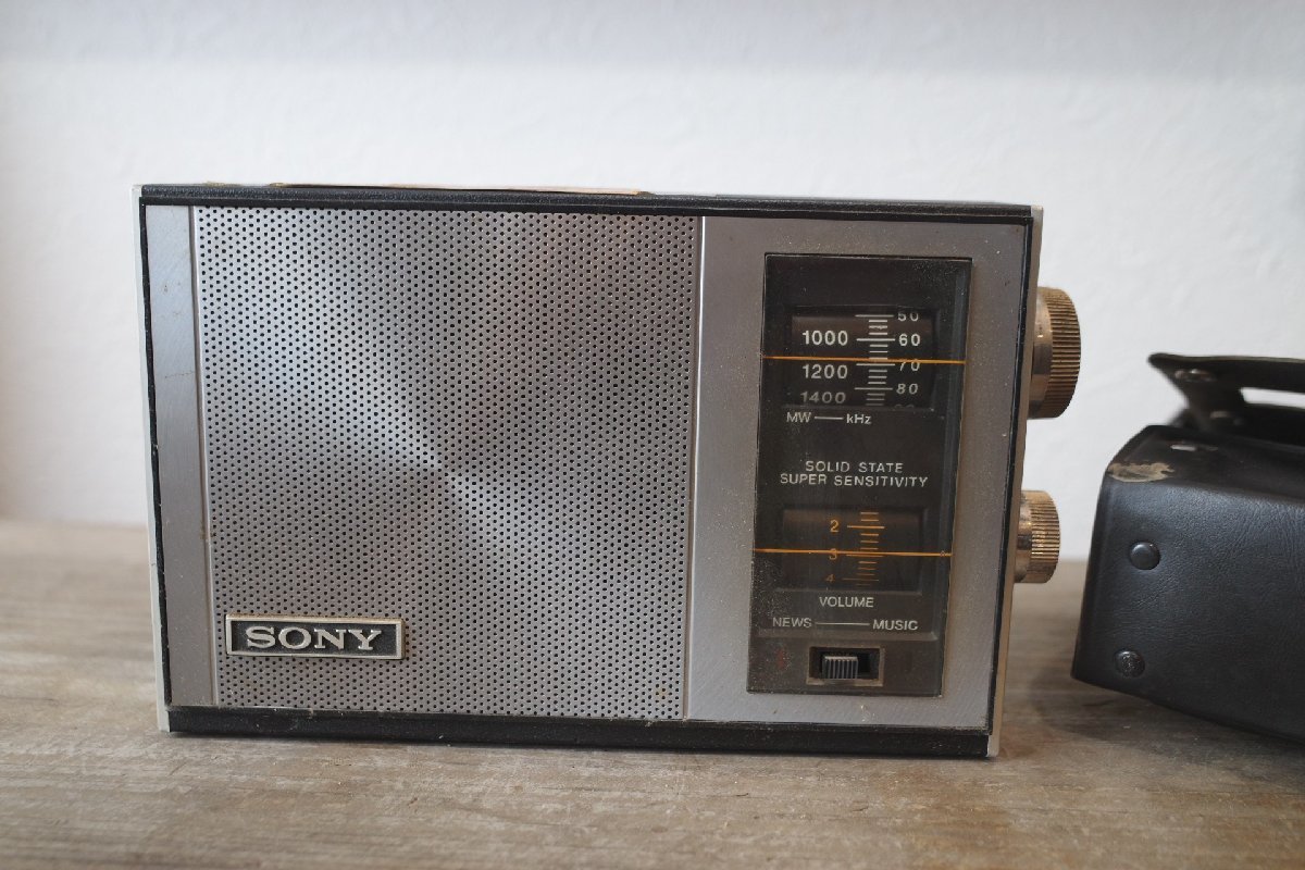 ○1969年SONY ソニー TR-800 AM専用 トランジスターラジオ　古道具のgplus広島2401_画像2