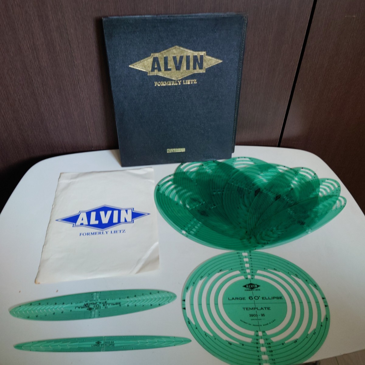 ALVIN アルビン　製図　楕円テンプレート12枚　FORMERLY LIETZ_画像5