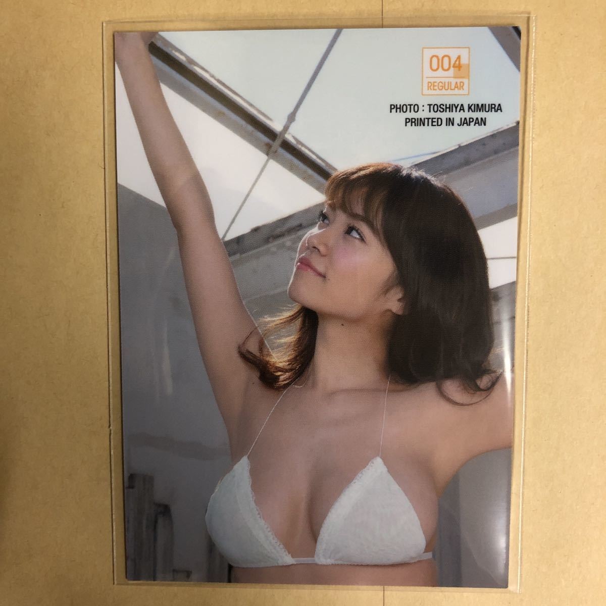 菜乃花 トレカ アイドル グラビア カード 水着 ビキニ 004 タレント トレーディングカードの画像2