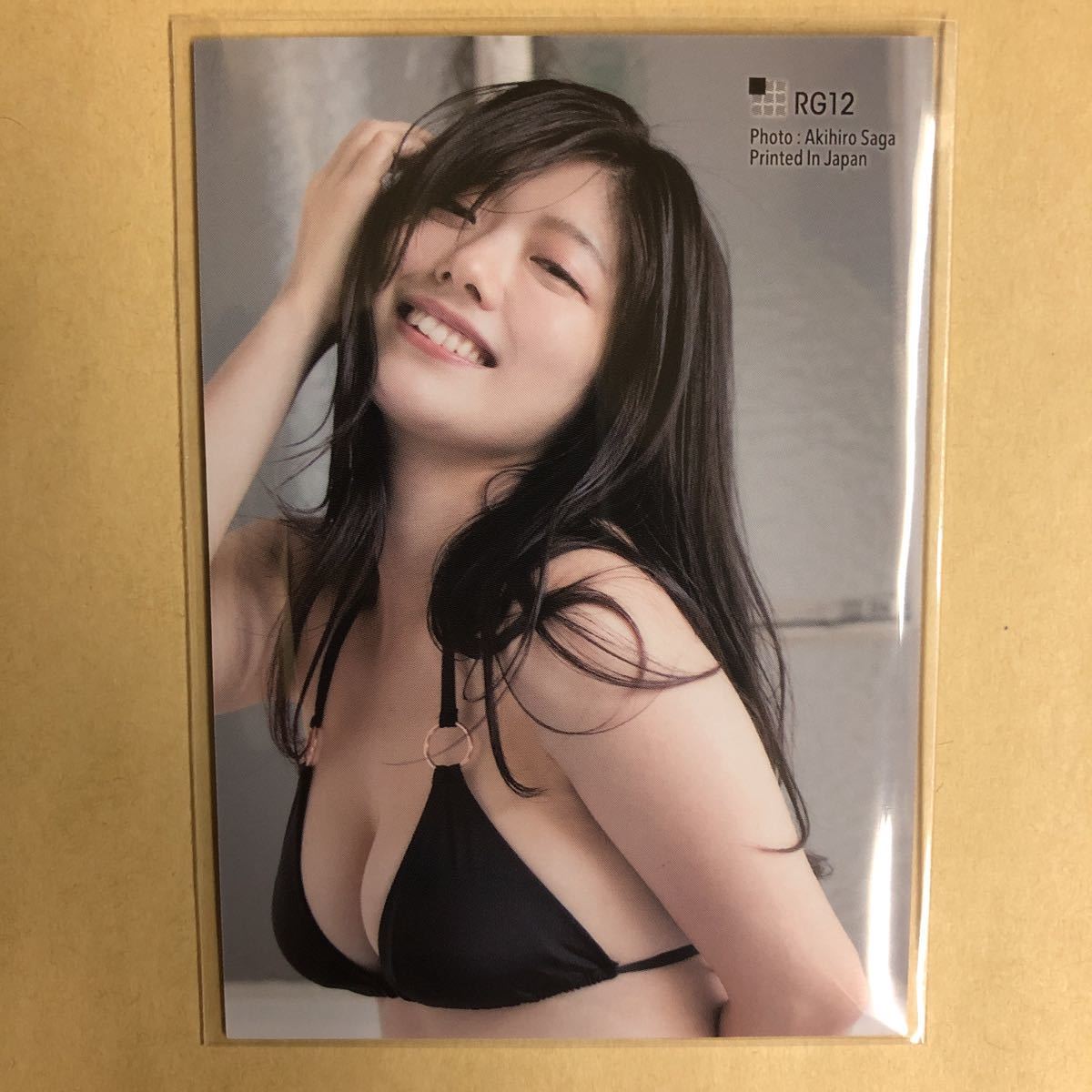 山田かな トレカ アイドル グラビア カード 水着 ビキニ RG12 タレント トレーディングカードの画像1