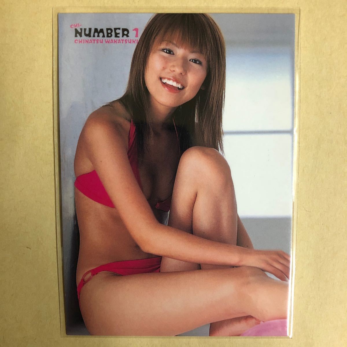 若槻千夏 2003 トレカ アイドル グラビア カード 水着 ビキニ 11 タレント トレーディングカードの画像1
